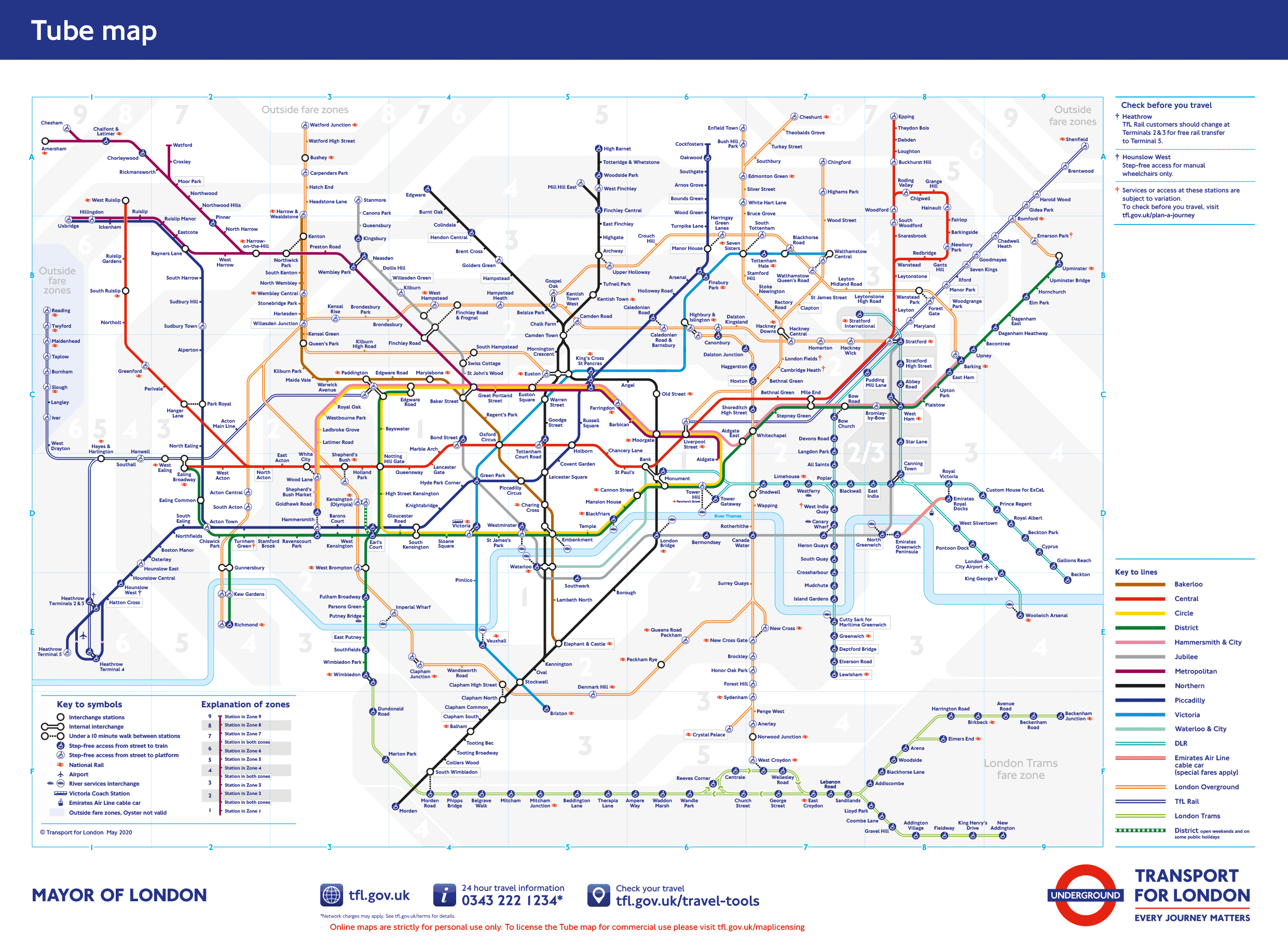 London Tube Map